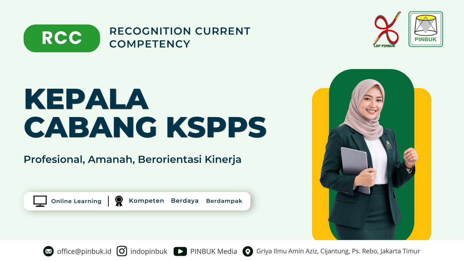 RCC Kepala Cabang KSPPS (Live 07-09 September 2026)
